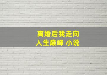 离婚后我走向人生巅峰 小说